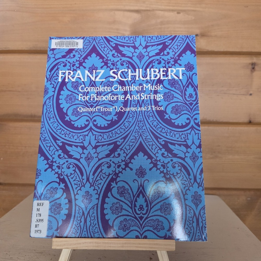 Complete Chamber Music for Pianoforte and Strings Franz 9780486215273 Vintage 73